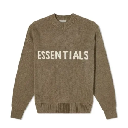 Fear of God Essentials Knitted Sweater – Harvest