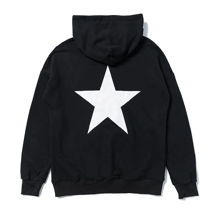 Fear Of God Essentials Star Hoodie – Black