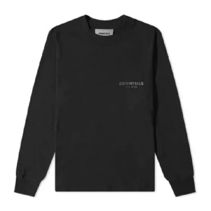 ESSENTIALS Fear of God Core Crew Sweatshirt – Black