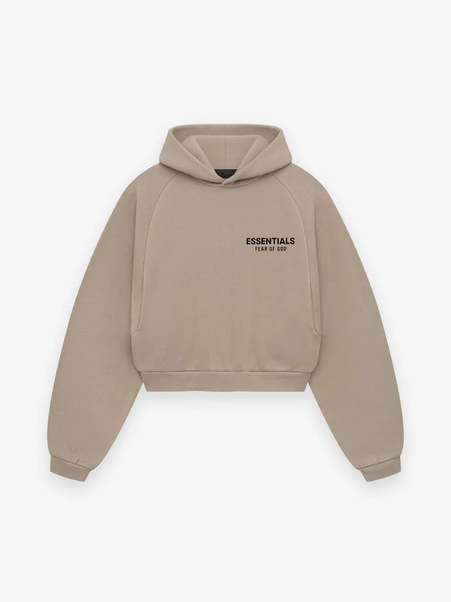 Essential Women’s Fleece Cropped Hoodie