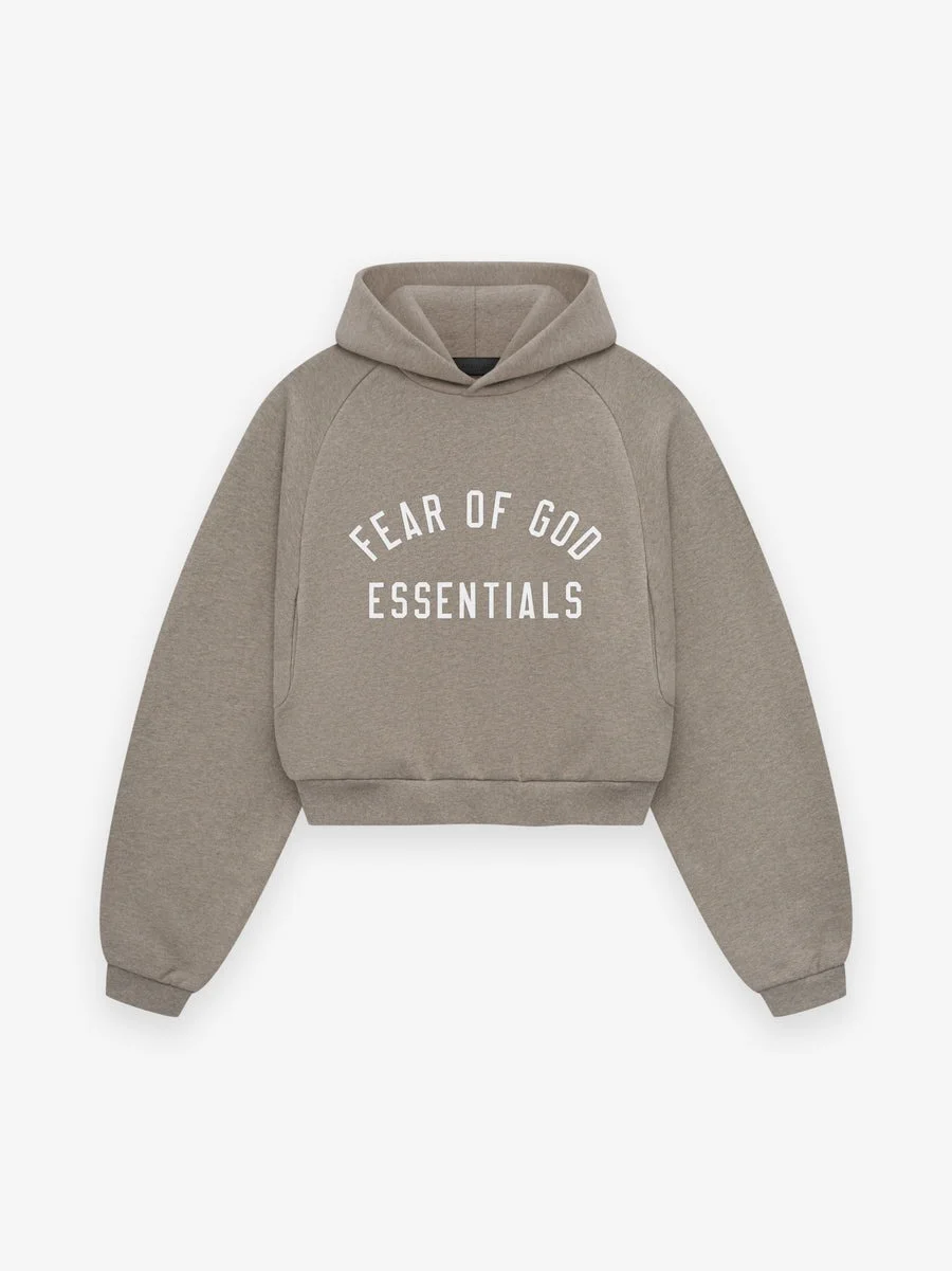 Essential Women’s Fleece Cropped Hoodie
